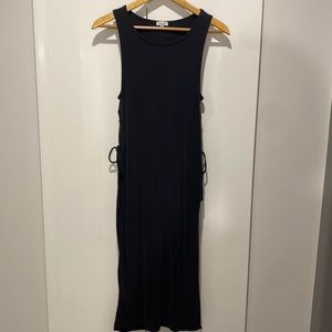 Splendid black midi dress